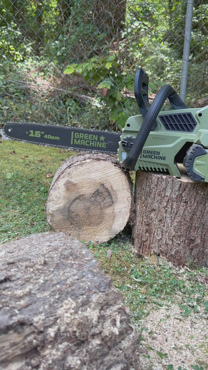 62V Cordless 16&quot; Chainsaw with 4 Ah Battery and Charger