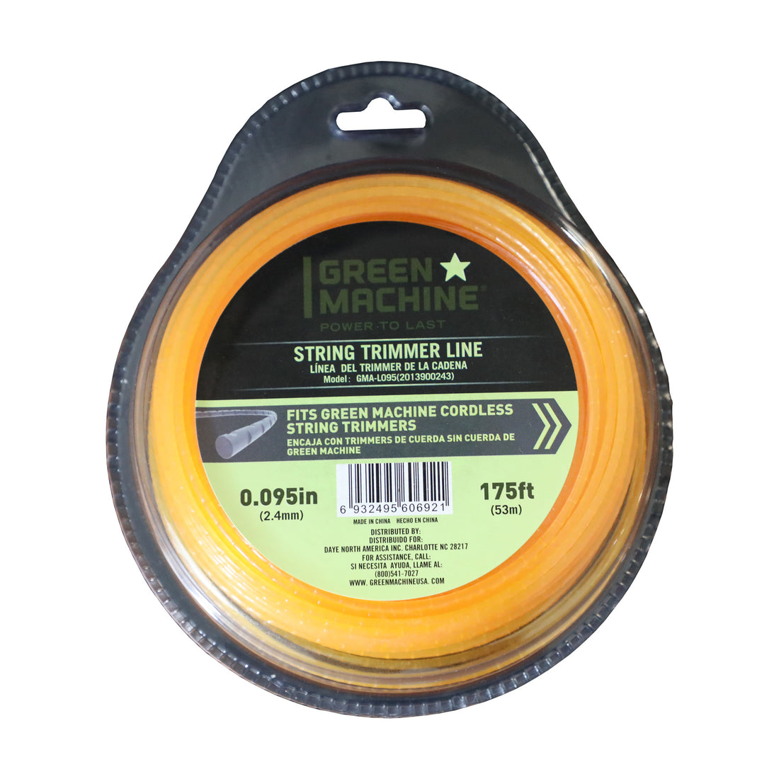 String Trimmer .095&quot; Line