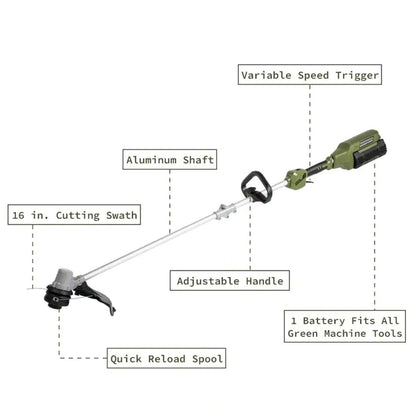 62V 23&quot; Self-Propelled Mower + Blower + Trimmer Bundle with (2) 4Ah Batteries and Charger