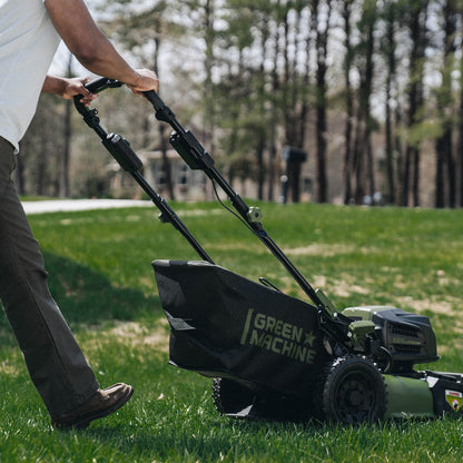 62V Cordless 23&quot; RWD Self-Propelled 3-in-1 High Wheel Walk Behind Mower with (2) 4 Ah Batteries and Charger